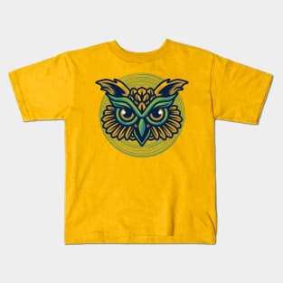 Cute Owl Head Kids T-Shirt